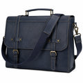 Herren Umhängetasche Elegante Messenger Bag Dunkelblau
