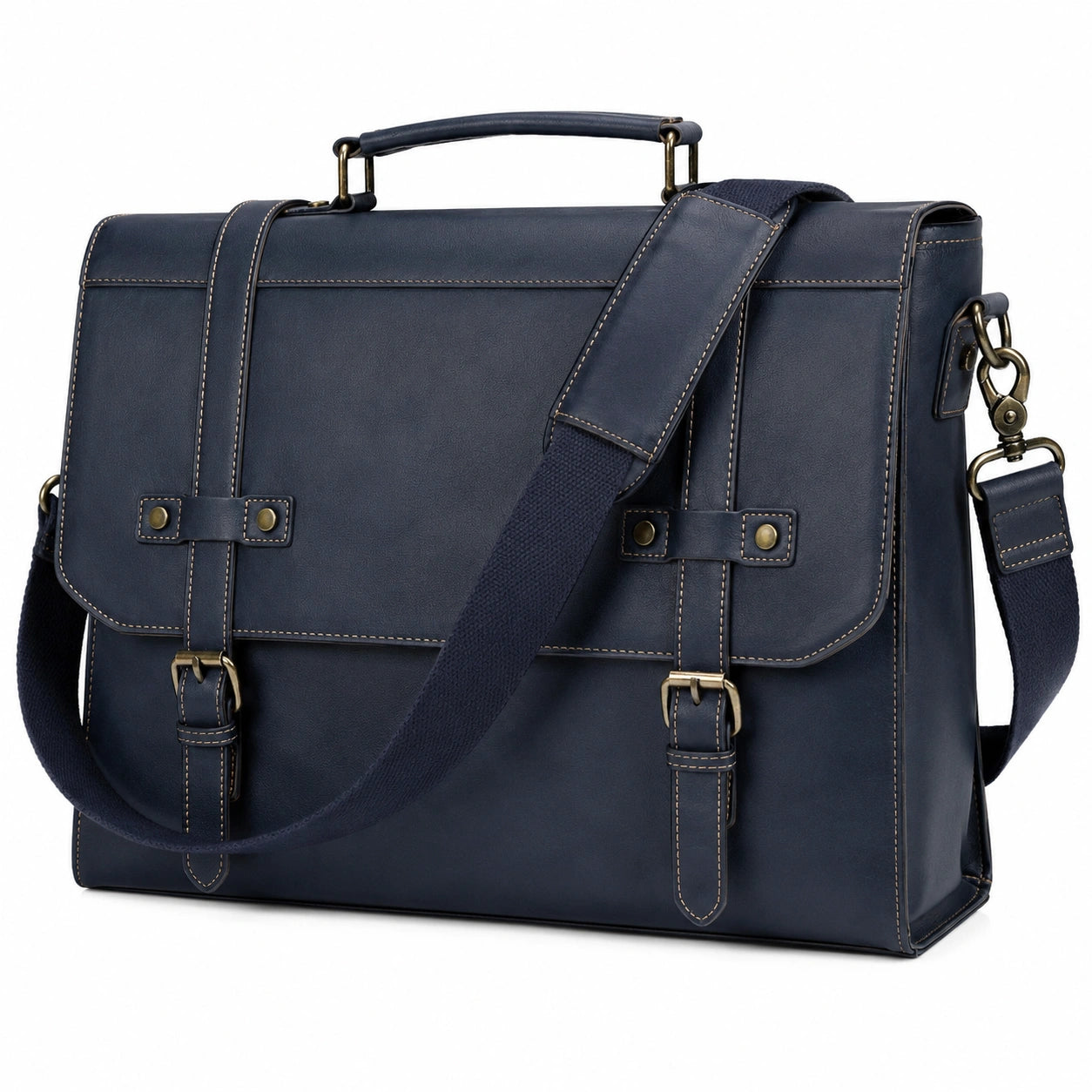 Herren Umhängetasche Elegante Messenger Bag Dunkelblau