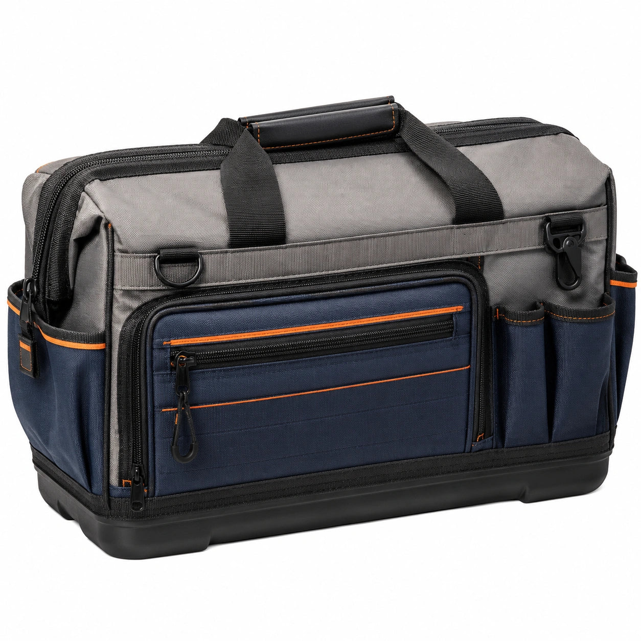 Werkzeugtasche mit Verstärktem Boden Grau/Blau 50cm