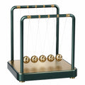 Newton Pendel Schreibtischdekoration Grün/Gold - 5 Kugeln
