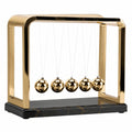 Elegantes Newton-Pendel Dekor Gold Schwarz