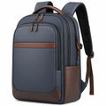 Wasserdichter Laptop-Rucksack 35L Dunkelblau/Braun