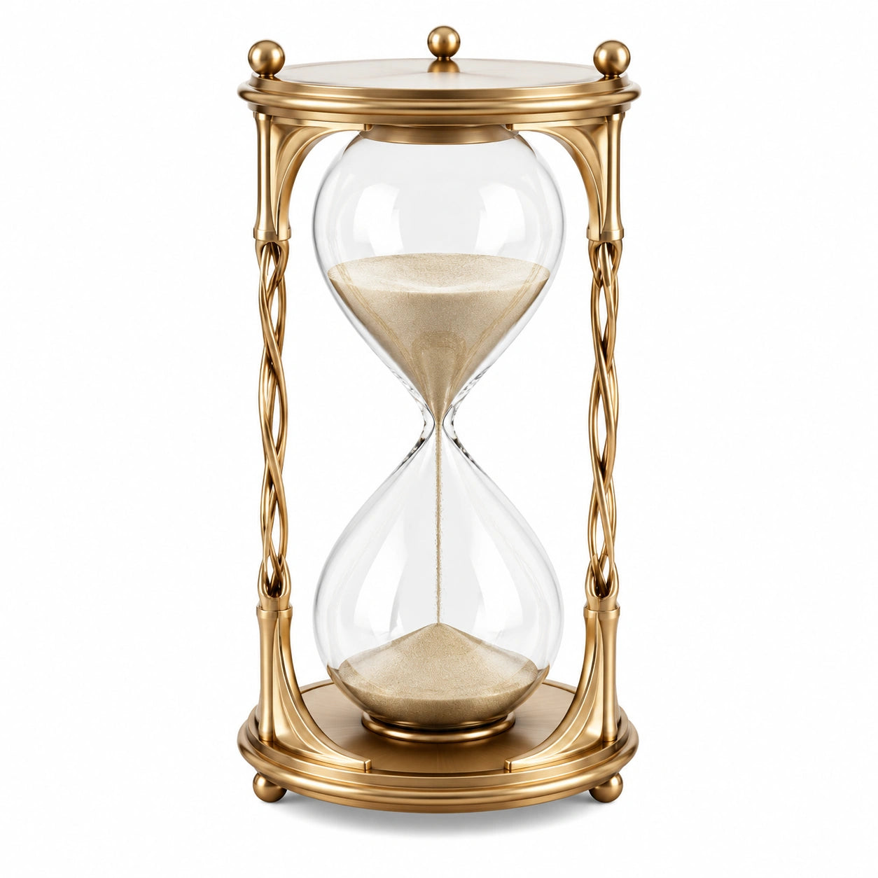 Goldene Sanduhr mit Präzisionsdesign